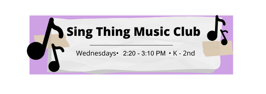 Sing Thing Music Club Winter 2025